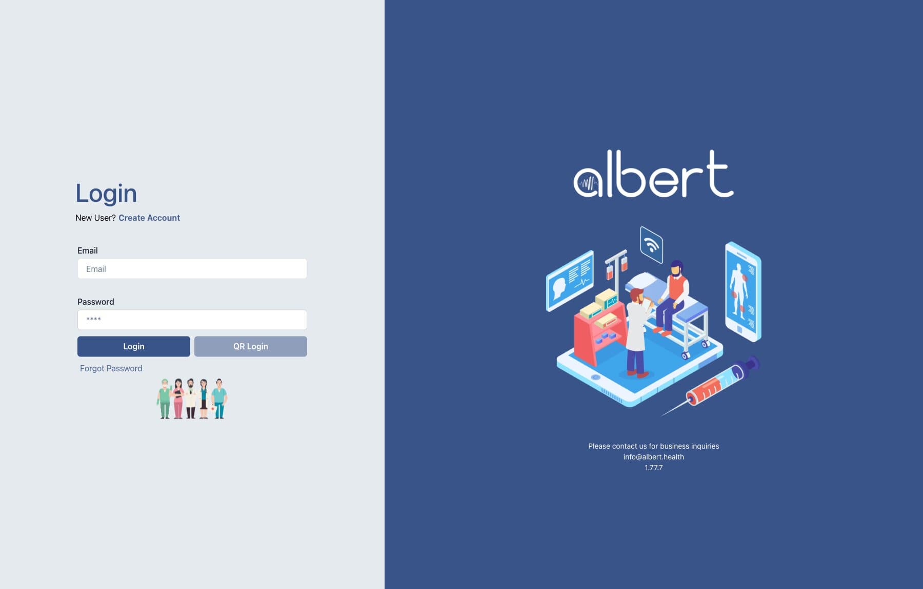 The Albert Health doctor portal