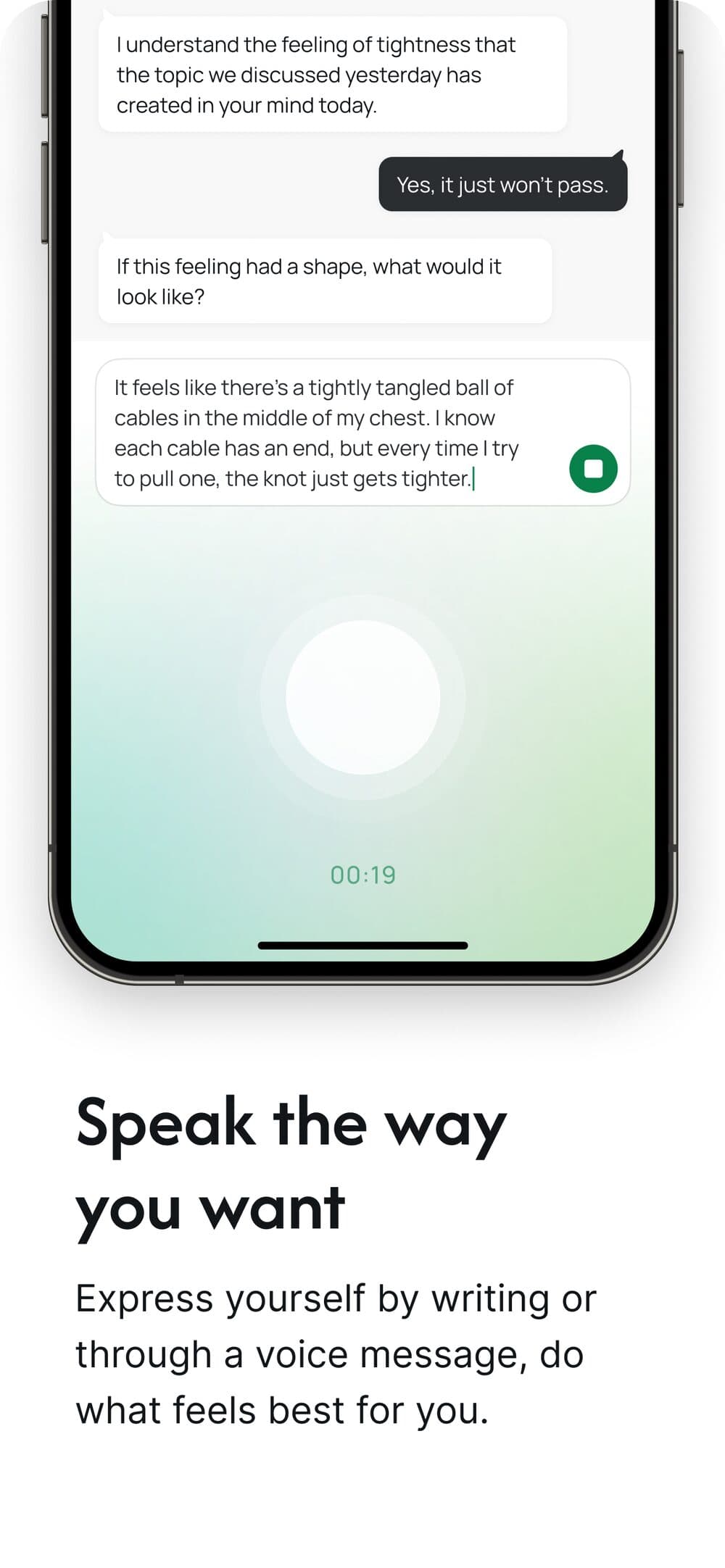 Speak the way you want